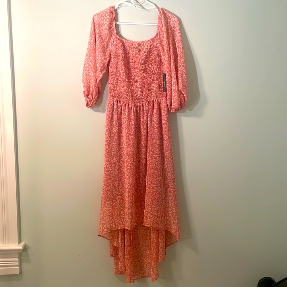 Lily black Hilow dress with blousy sleeves